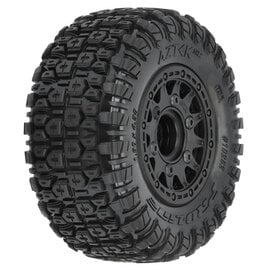 Proline Racing PRO1026210  Aztek M2 F/R 2.2"/3.0" SC MTD 12mm & 14mm Black Raid Wheels (2)