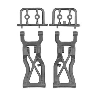 Team Associated ASC92591  RC10B7 FT Carbon Rear Suspension Arms V2, 81mm