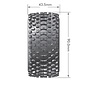 Louise RC LOULT3279SB  ST-Uphill 1/16 Stadium Truck Tires, Soft, Mounted on Black Spoke Rim, Front/Rear (2)