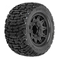 Proline Racing PRO1023910  1/10 Bonesaw F/R 2.8" MT Tires Mounted 12mm/14mm Black Raid (2)