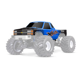 Traxxas TRA7697-BLUE  X-Monster Chevrolet GMT400 CK Truck Body Blue