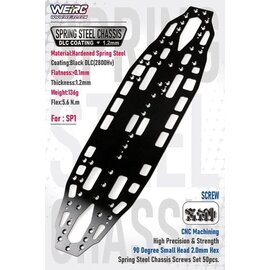 WeiRC WeiRC 1.2mm Spring Steel Chassis DLC Coating w/ Screws Set for SP1