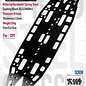 WeiRC WEI-DLCSCSET-SP1  WeiRC 1.2mm Spring Steel Chassis DLC Coating w/ Screws Set for SP1