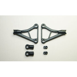 Mugen Seiki MUGA2148-Hb Upper Arms Front or Rear (2pcs) + Parts: MTC3/MTC2R/MTC2/2FWD