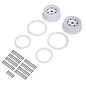 Proline Racing PRO287804  Wheel and Beadlock Set, White (2): 5IVE-T 3.0