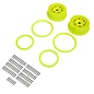 Proline Racing PRO287802  Wheel and Beadlock Set, Yellow (2): 5IVE-T 3.0