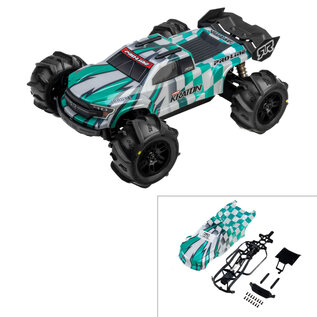 Proline Racing PRO369322  Limited Edition Pre-Cut/Pre-Painted Brute Body Checkmate with Clipless System: ARRMA MINI KRATON