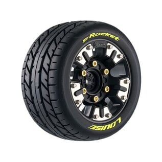 Louise RC LOULT3387SM  ST-Rocket Soft Mounted Tires, 0" & 1/2" Offset, Removable Hex 12, 14, 17mm, For Mini Maxx / XRT