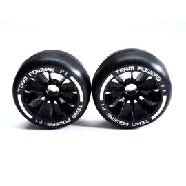 Team Powers TPRFPGF1PR  Team Powers F1 Rear Wheels & Tires Onroad Formula Super Soft 32R