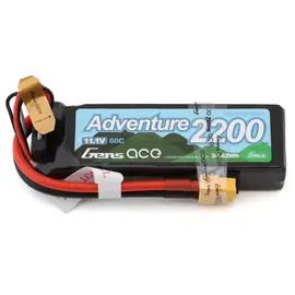 Gens Ace GEA223S60X6GT Gens Ace G-Tech Smart 3S LiPo Battery 60C (11.1V/2200mAh) w/XT60 Connector
