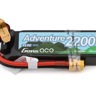 Gens Ace GEA223S60X6GT Gens Ace G-Tech Smart 3S LiPo Battery 60C (11.1V/2200mAh) w/XT60 Connector