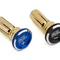 Protek RC PTK-5081  Black/Blue Twist Lock Adjustable Bullet Plug Grips w/5mm Bullets