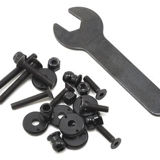 Yeah Racing YEA-DDL-110BK Black Aluminum 110mm Desert Lizard Two Stage Internal Spring Shocks (2)