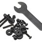 Yeah Racing YEA-DDL-110BK Black Aluminum 110mm Desert Lizard Two Stage Internal Spring Shocks (2)