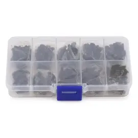 Yeah Racing YEA-SSS-300  3mm Carbon Steel Screw Set w/Case (300) (Flat Head/Button Head)