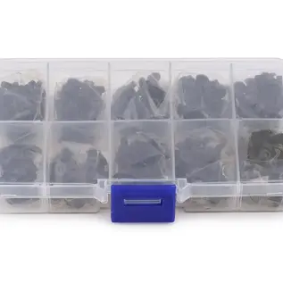 Yeah Racing YEA-SSS-300  3mm Carbon Steel Screw Set w/Case (300) (Flat Head/Button Head)