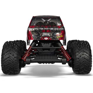 Arrma ARA3530T2  Red / Black 1/10 GORGON 223S 2WD RTR Brushless Monster Truck