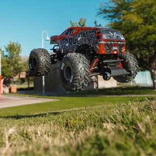Arrma ARA3530T2  Red / Black 1/10 GORGON 223S 2WD RTR Brushless Monster Truck