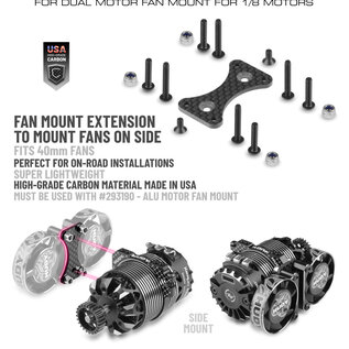 Hudy HUD293190  HUDY Aluminum Dual Motor Fan Mount Dia 42mm (2×30mm / 2×40mm)