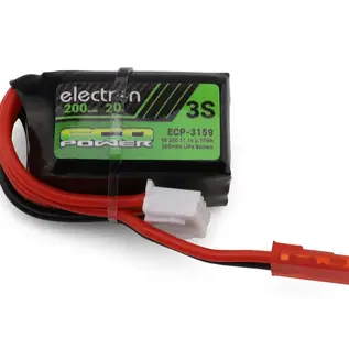 Eco Power ECP-3159  "Electron" 3S 20C LiPo Battery w/JST Connector (11.1V/200mAh) (Redcat® Ascent 18 Apex®)