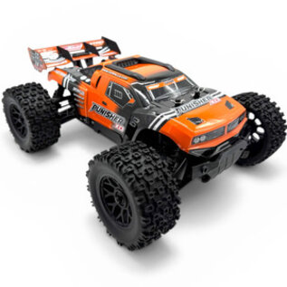 Team Corally COR00231-O  Punisher XD 4WD 2S Small Scale, RTR Monster Truck, Orange