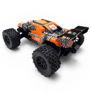 Team Corally COR00231-O  Punisher XD 4WD 2S Small Scale, RTR Monster Truck, Orange