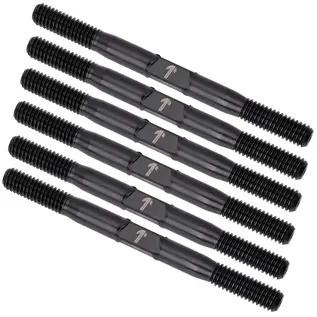 1UP Racing 1UP740015  RC10B7 Black Nitride Pro Duty Titanium Turnbuckle Set