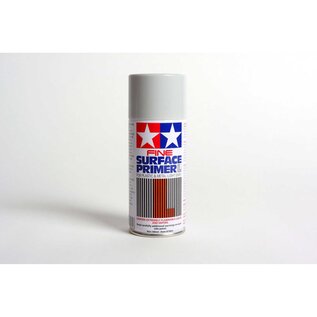 Tamiya TAM87064  Fine Surface Primer, Light Grey, 180ml Spray Can