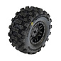 Proline Racing PRO1034010  1/16 Badlands MX Front/Rear Tires MTD 12mm Black Split Six (4): MOJAVE GROM
