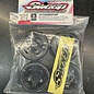 SWEEP SWP7228513P  Sweep Minis 28deg M-SPEC Rubber Tires (4) set on Black pre-glued Wheels