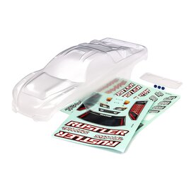 Traxxas TRA3753  Rustler 2WD Clear Clipless Body