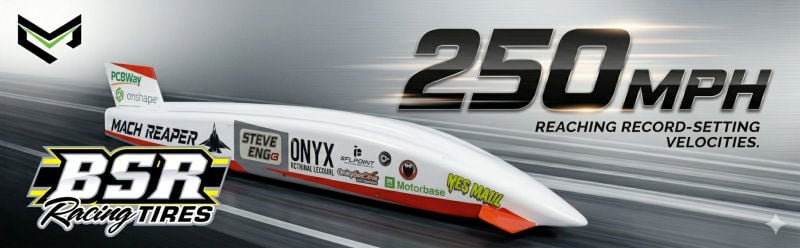 Steve Eng with BSR Tires Hits 250mph!