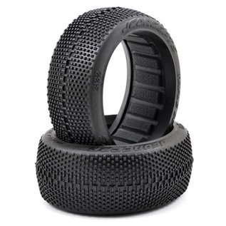 J Concepts JCO3132-02  Green Super Soft Triple Dees 1/8 Buggy Tires (2) 313202