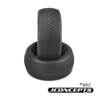 J Concepts JCO3132-01 Blue Soft Triple Dees 1/8 Buggy Tires (2)