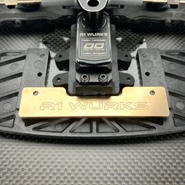 R1wurks R1-990027  DC1 Front Bumper Small Brass Weight Pair