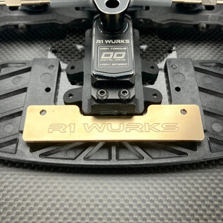 R1wurks R1-990027  DC1 Front Bumper Small Brass Weight Pair