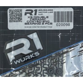 R1wurks R1-020098  R1 X5 Double Ceramic Coated 540 Bearing Balls (2pcs)