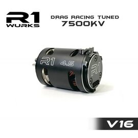 R1wurks R1 020109 -13  R1 4.5T V16 Drag Racing Motor w/13mm rotor Tuned 7500kv Motor 020109