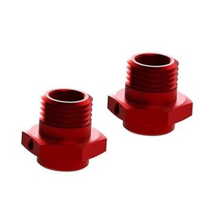 Arrma AR310484 Wheel Hex Alumn 17mm/16.5mm Red (2)