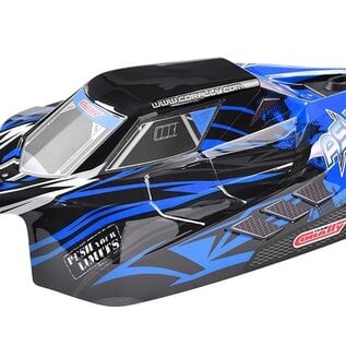 Team Corally COR00180-857-B  Polycarbonate Body, Asuga XLR, Painted Blue, Cut