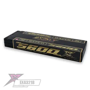 EXALT EXA3218   Exalt X-Rated 2S 190C 7.4V/5600mAh UULCG Lipo Battery w/5mm Rated