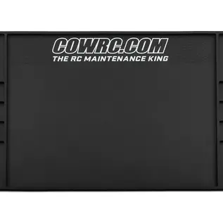 Cow RC CPP-R15013377  Carbon Series Screw Catcher Rubber Pit Mat (24"x30")