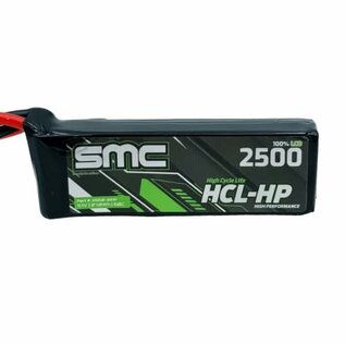 SMC SMC2560-3S1PT  HCL-HP 11.1V-2500mAh-60C with T-Style Plug