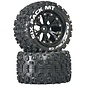 Duratrax DTXC3520  Sixpack Mounted 2.8 C2 Tires & Wheels for the Rear (2)