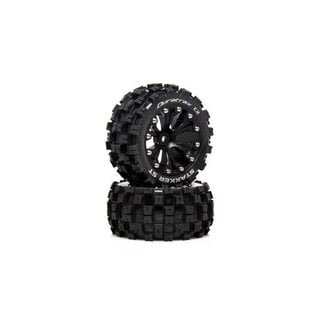 Duratrax DTXC5560  STAKKER ST 2.8 Tires Mounted F/R C2 0 Offset Black (2)