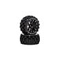 Duratrax DTXC5560  STAKKER ST 2.8 Tires Mounted F/R C2 0 Offset Black (2)