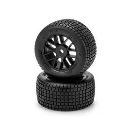 J Concepts JCO4194-3053916  NASCAR® 1/12 Dirt Trac Pre-Mounted Oval Tires (2) (G3 - Soft) w/8mm Hex