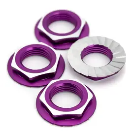 1UP Racing 1UP87013  7075 Lockdown 17mm Wheel Nuts (Purple)