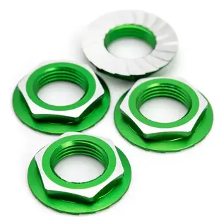 1UP Racing 1UP87018  7075 Lockdown 17mm Wheel Nuts (Green)