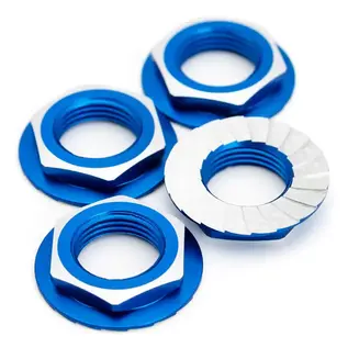 1UP Racing 1UP87011  7075 Lockdown 17mm Wheel Nuts (Dark Blue)